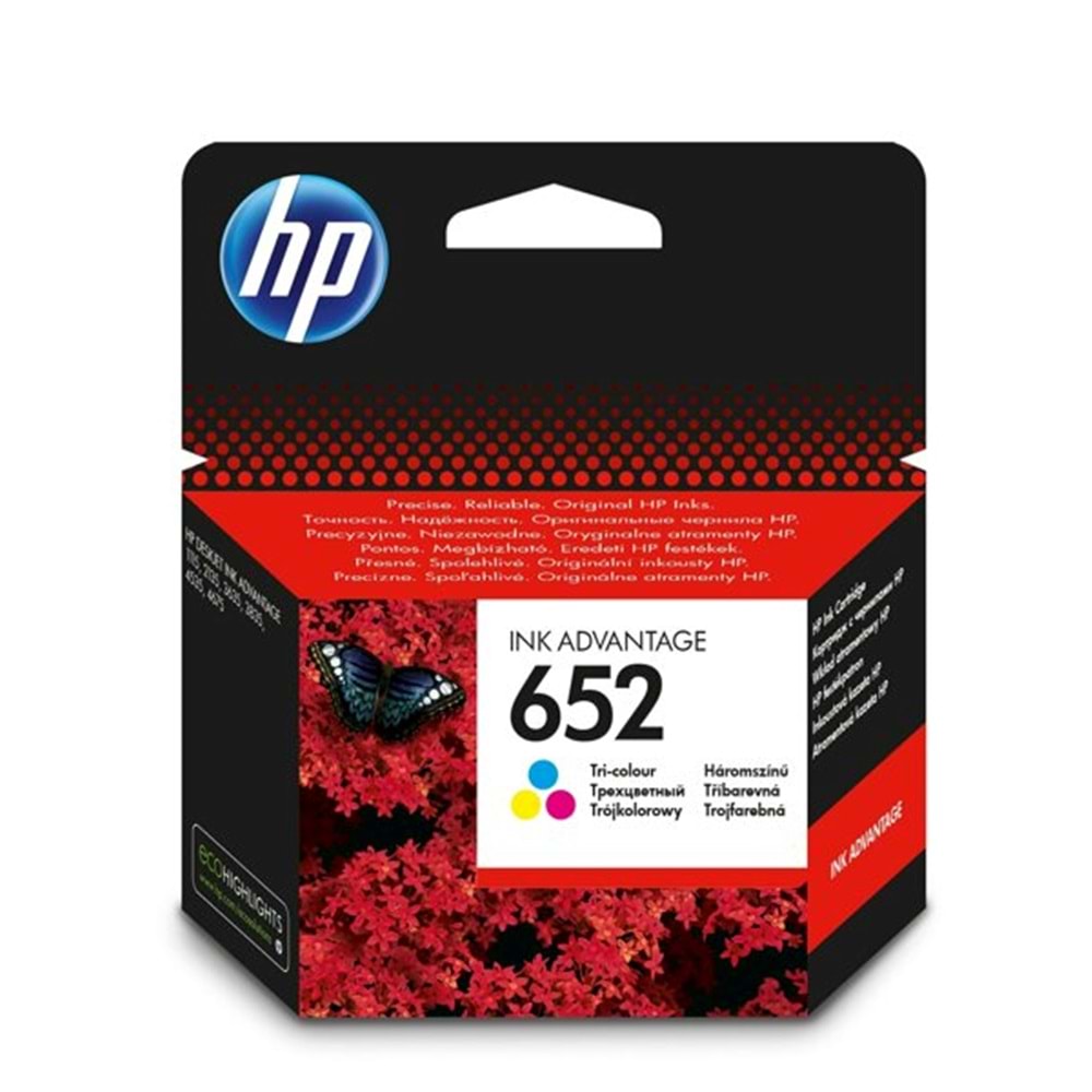 HP 652 RENKLI KARTUS