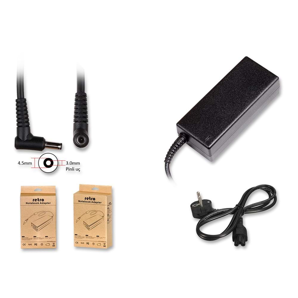 RETRO AS06 ASUS 65W PİNLİ ADAPTOR