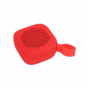 FRISBY WIRELESS PORTABLE SPEAKER RED
