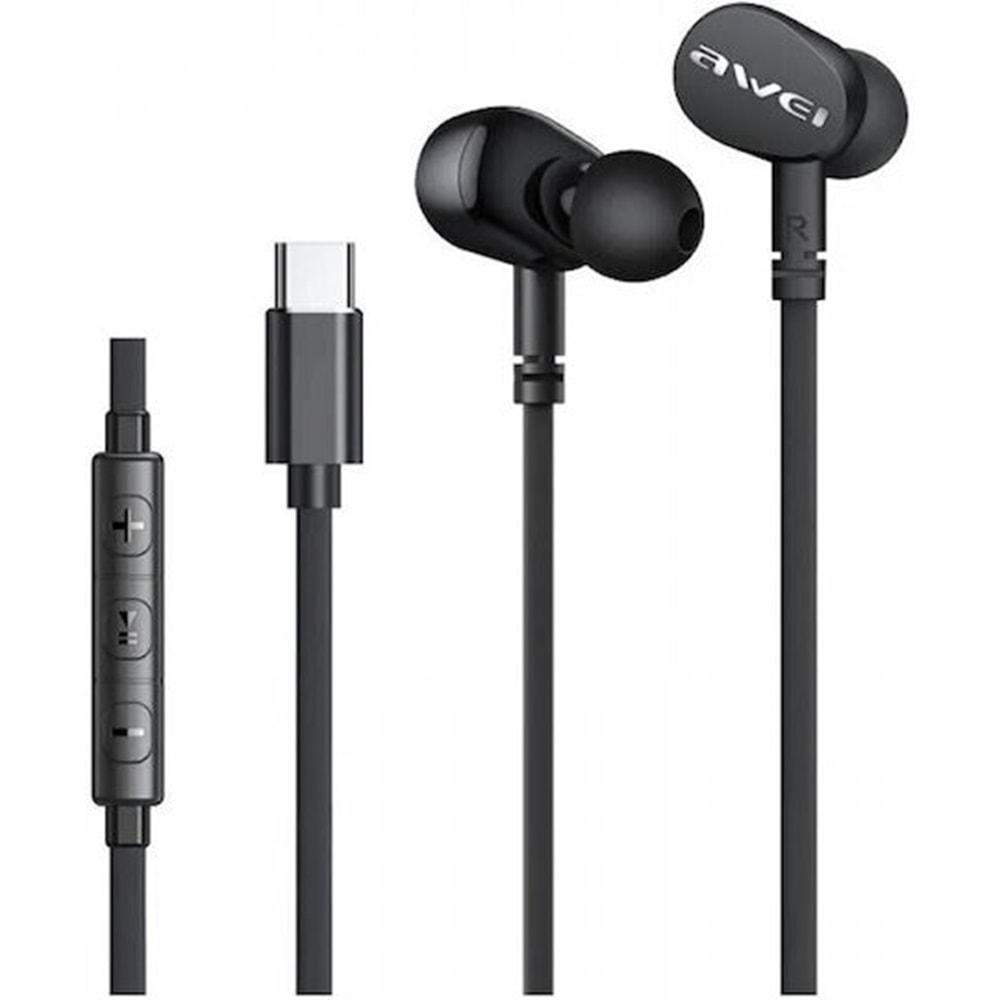 AWEI TC-7 TYPE-C IN-EAR EARPHONES