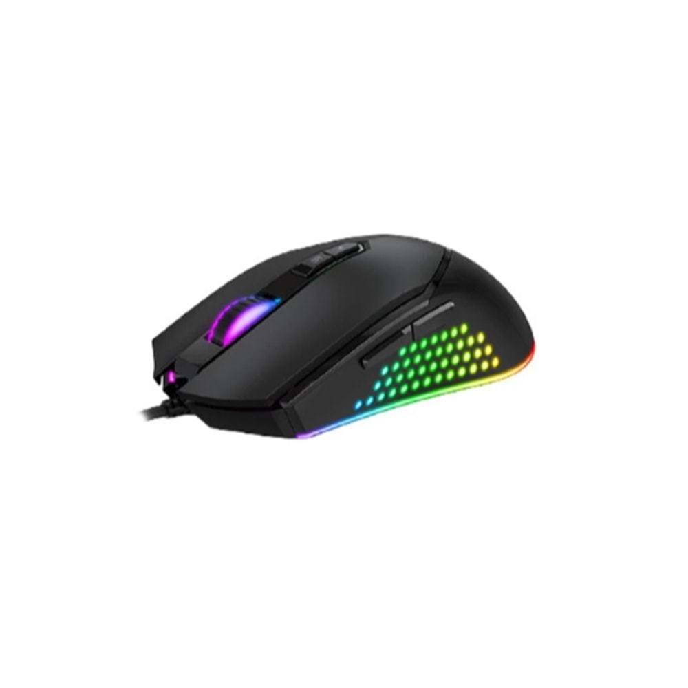 GAMENOTE MS814 WIRED RGB GAMING MOUSE BLACK