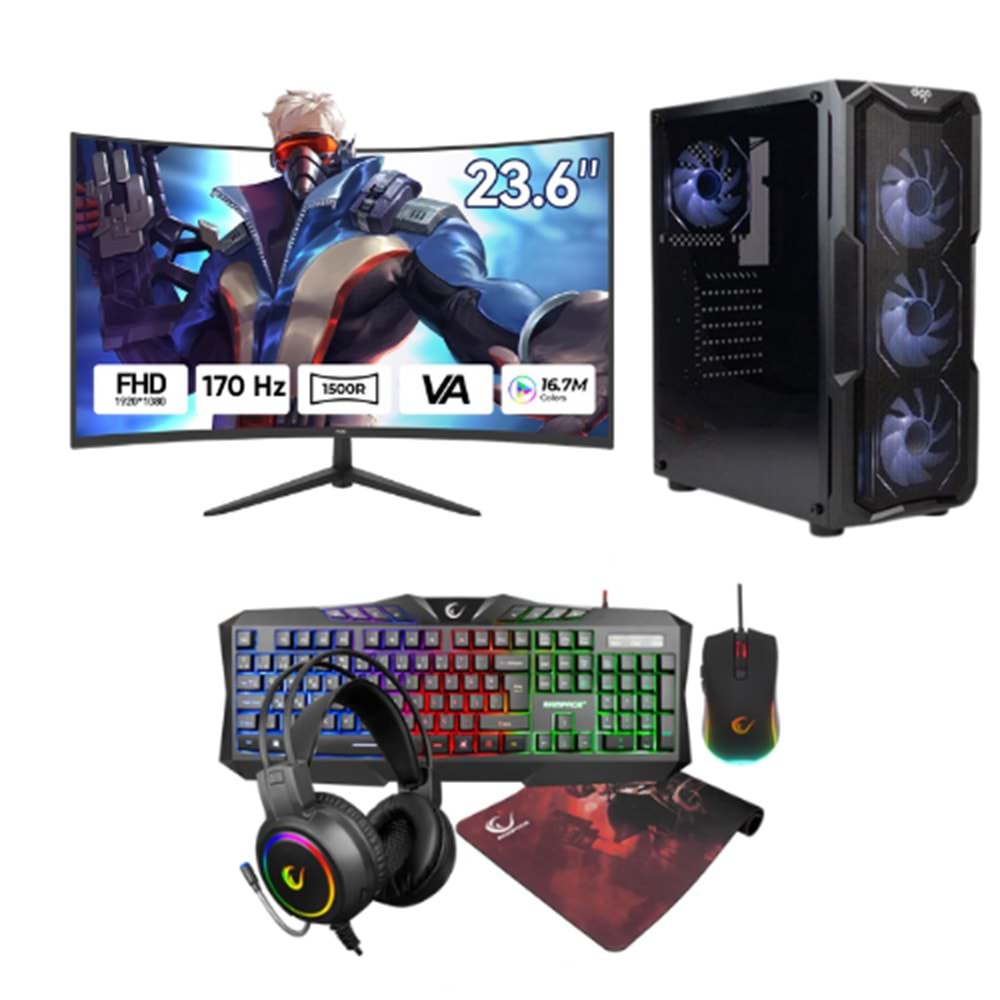 LANSMAN GAMING BUNDLE i5-12400F 16GB DDR4 512GB SSD 8GB RTX3050 FDOS 600W