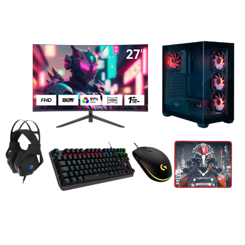 LANSMAN GAMING BUNDLE AMD RYZEN7-9700X 32 GB DDR5 RAM 12GB RTX5070 1TB SSD 750W