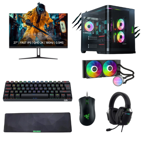 LANSMAN GAMING BUNDLE AMD RYZEN7-9700X 32 GB DDR5 RAM 16GB RTX5070Ti 1TB SSD 850W