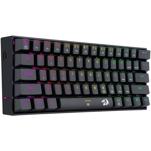REDRAGON K630 BLUE SWITCH RGB MEKANİK GAMING OYUNCU KLAVYE