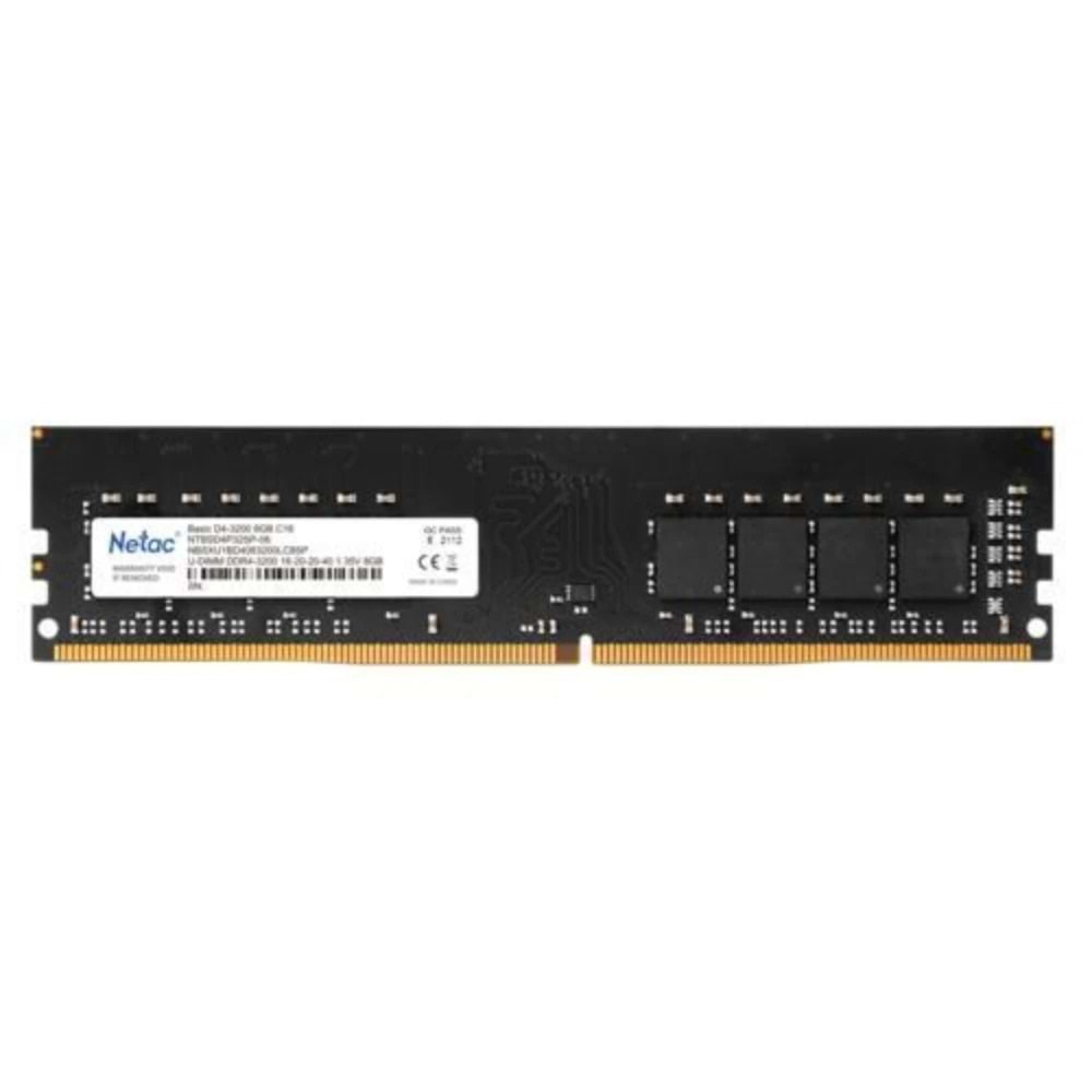 NETAC BASIC 8GB 3200MHz DDR4 PC RAM NTBSD4P32SP-08