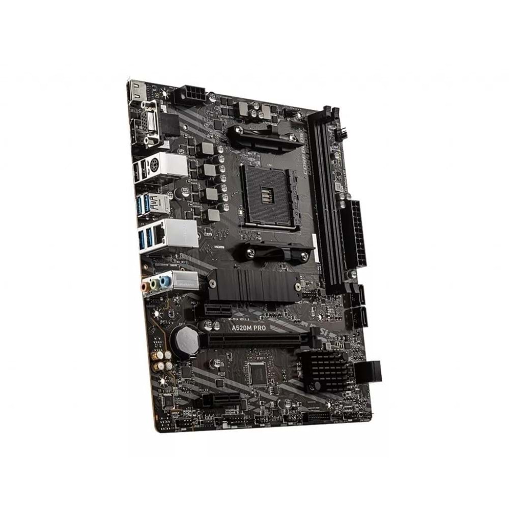 MSI A520M-A PRO AMD DDR4 4600 ANAKART