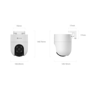 EZVIZ Yatay ve Dikey Hareketli Wi-Fi Kamera H8C 1080P 2MP