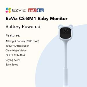 EZVIZ BM1 BABY MONITOR BLUE
