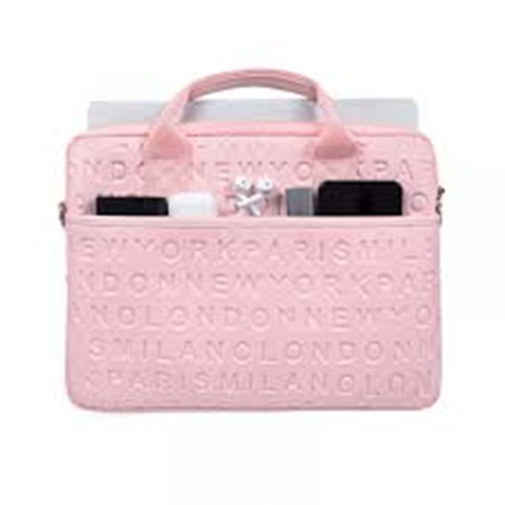 WIWU COSMO SLIM 13.3 NOTEBOOK ÇANTASI PEMBE