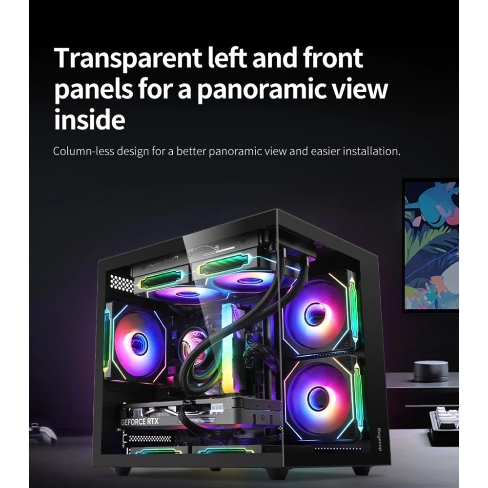 SEGOTEP BRAVE W1 SİYAH 650 W 80+ MID TOWER KASA