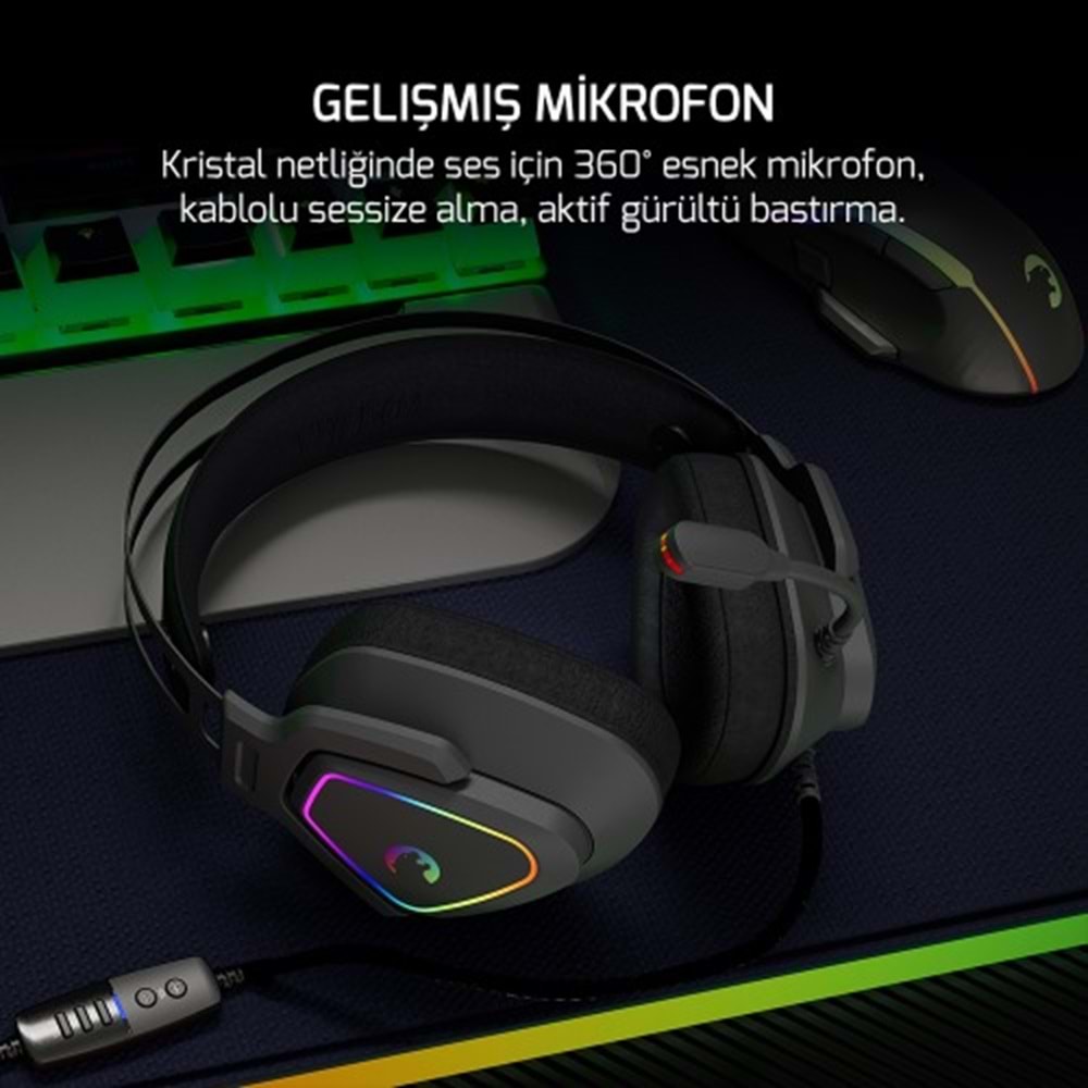GAMEPOWER KYRUSE 7.1 RGB GAMING KULAKLIK