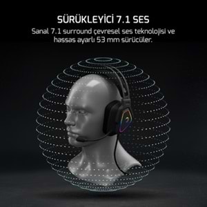 GAMEPOWER KYRUSE 7.1 RGB GAMING KULAKLIK