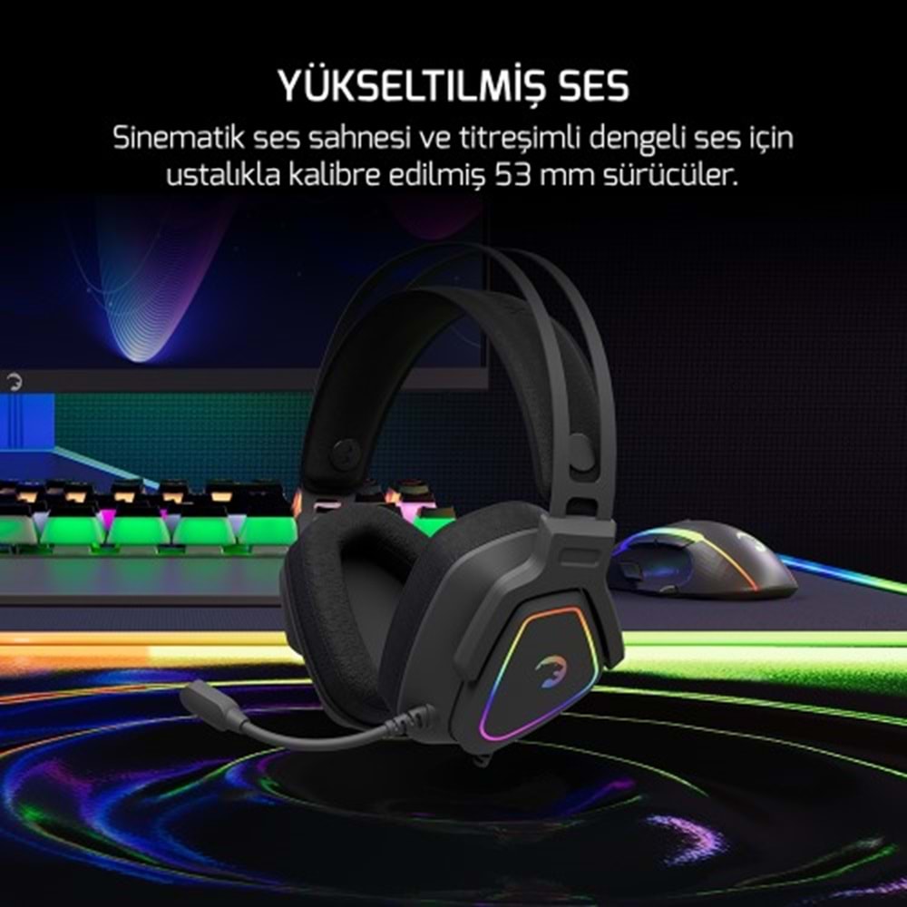 GAMEPOWER KYRUSE 7.1 RGB GAMING KULAKLIK