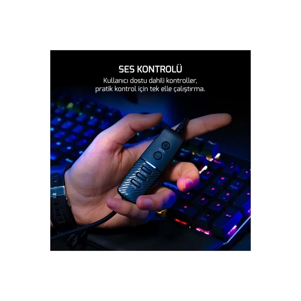 GAMEPOWER KYRUSE 7.1 RGB GAMING KULAKLIK