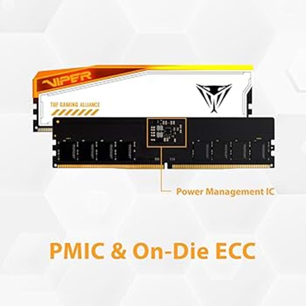 Patrıot Vıper Elıte 5RGB TUF 48GB (2x24GB) DDR5 6000MHZ CL36 GAMING RAM