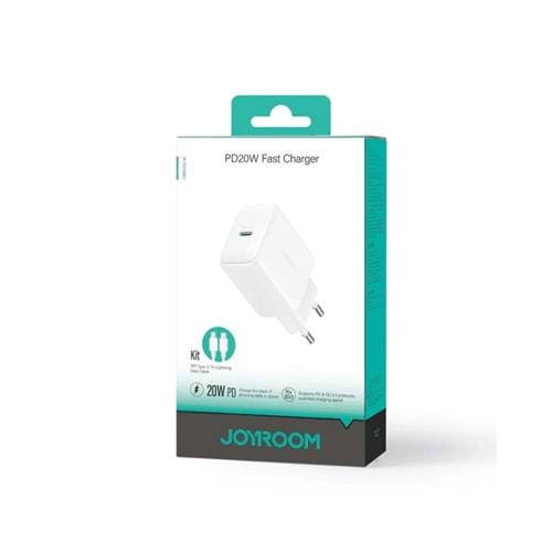 JOYROOM PD20W FAST CHARGER KIT 1M TYPE-C DATA CABLE