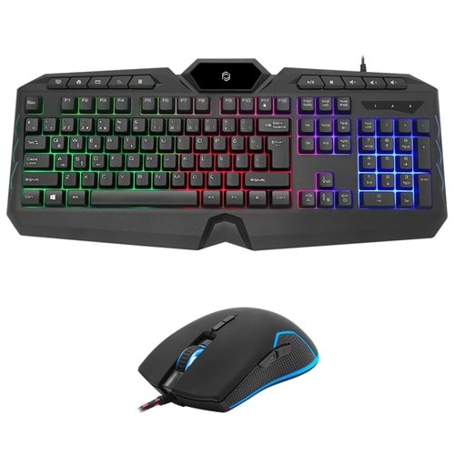 FRISBY FK-4865QU USB RGB Q KLAVYE MOUSE SET