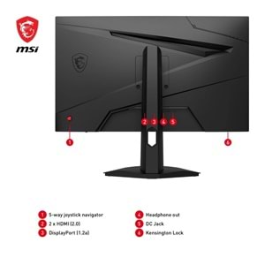 MSI 23.8 G244F E2 1MS 180HZ FHD FLAT RAPID IPS GAMING