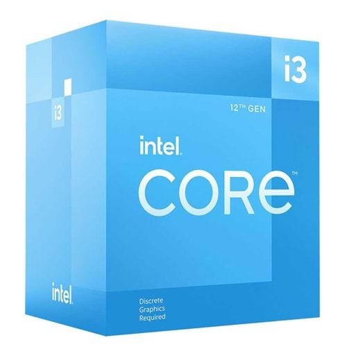 INTEL CORE i3-12100F 3.30 GHZ 12MB 1700P İŞLEMCİ