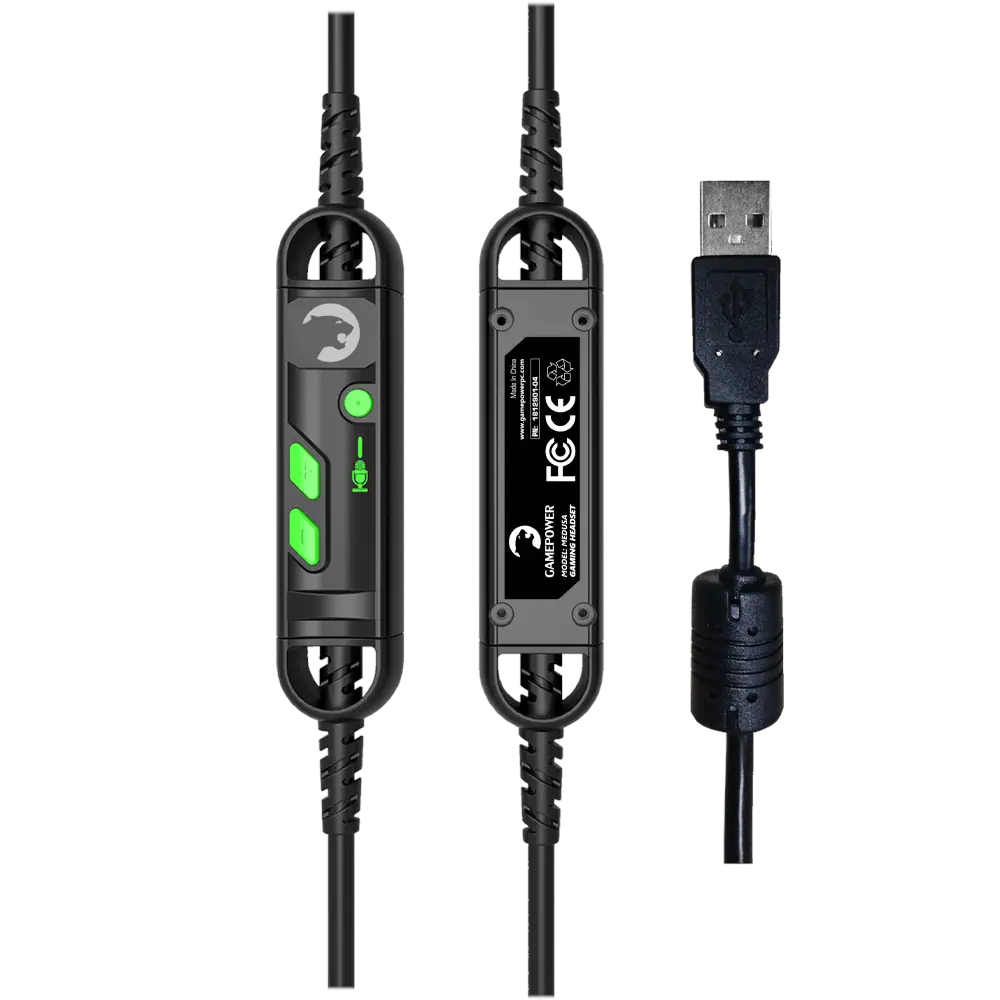 GAMEPOWER MEDUSA SIYAH 7.1 RAINBOW GAMING KULAKLIK