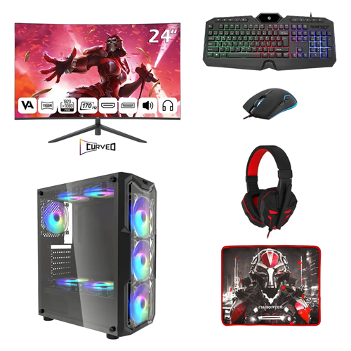 LANSMAN GAMING BUNDLE AMD RYZEN 5 5500/RTX 5050 8 GB/16 GB RAM/512 GB SSD/GAMING EKİPMAN
