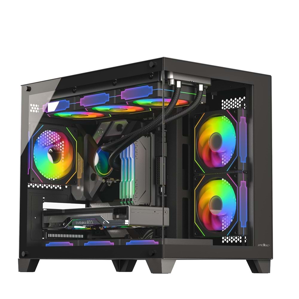 LANSMAN GAMING PC RYZEN5-7500F 16 GB DDR5 RAM 16GB RX9060XT 512GB SSD 750W