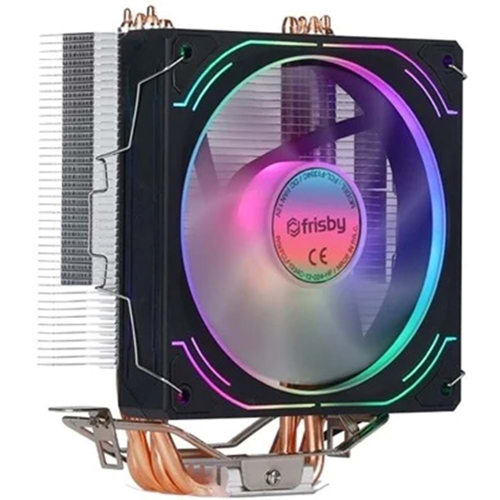FRISBY FCL-F1334C RGB 120mm AMD/INTEL Bakır Borulu Kule Tipi İşlemci Soğutucu
