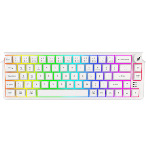 HAWK HK251B GAMING RGB MEMBRANE GAMING OYUNCU KABLOSUZ KLAVYE