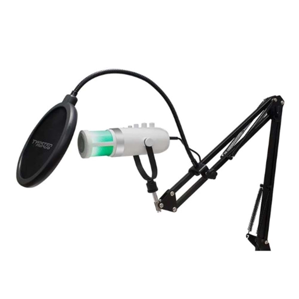 TWİSTED MİNDS W108 BEYAZ RGB OYUNCU MİKROFONU