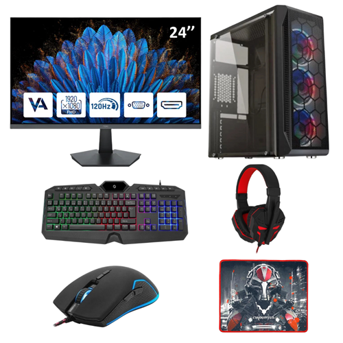 LANSMAN OEM BUNDLE RYZEN 5 5500-4 GB RX 550-16 GB DDR4 RAM-512 GB SSD NVME GAMING EKİPMAN
