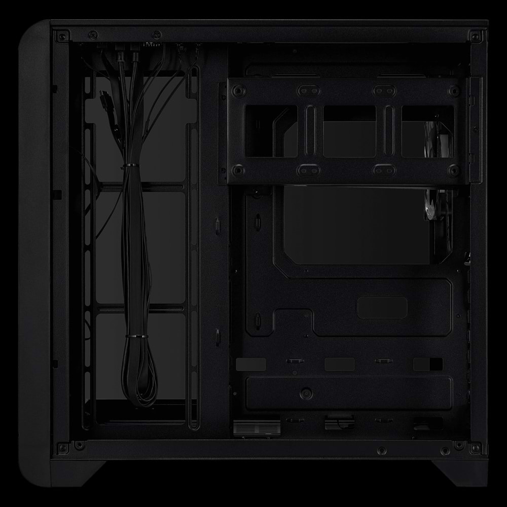1ST PLAYER VT7 SİYAH 850W 80+ SILVER ATX 3.1 ARGB 4X12CM FAN TEMPERLİ CAM USB 3.0 ATX KASA