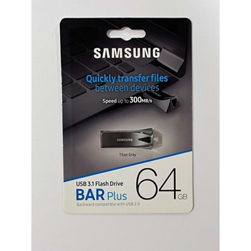 SAMSUNG BAR PLUS USB 3.1 300MB/s 64GB FLASH DISK