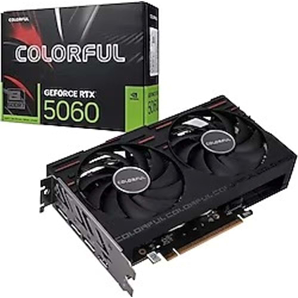 COLORFUL GAMING DUO RTX 5060 8GB GDRR7 128 BIT EKRAN KARTI