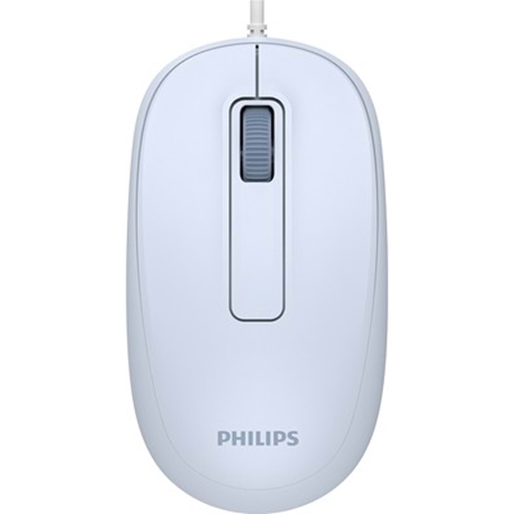 PHILIPS KABLOLU MOUSE SPK7238J ALICE BLUE