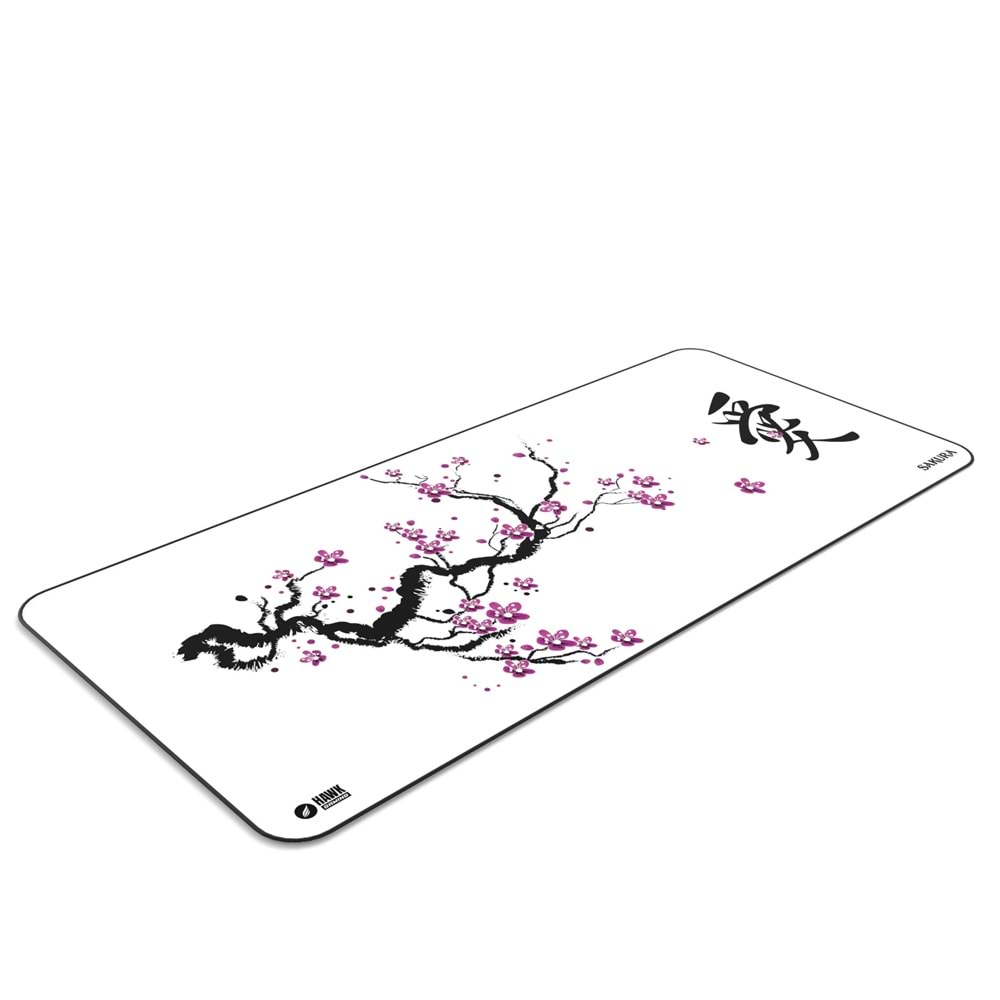 HAWK HWK-SKR-WHT9040 BEYAZ SAKURA 90X40 MOUSE PAD